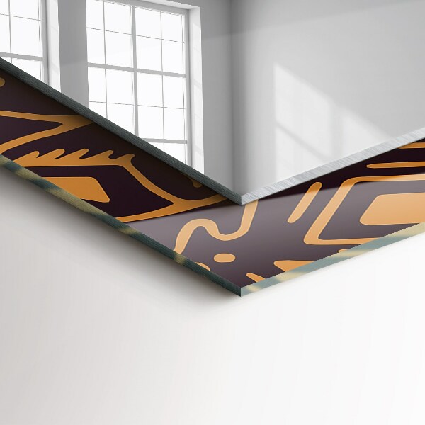Printed mirror Ethnic motifs