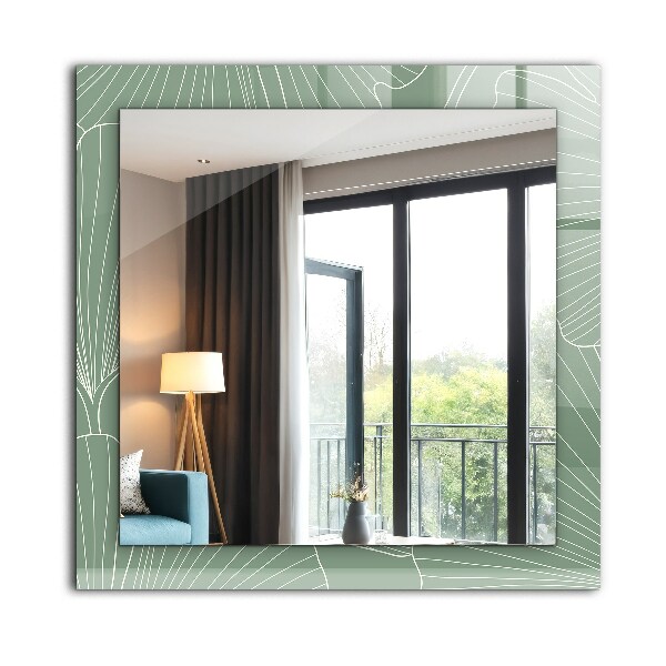 Wall mirror design Ginkgo mist