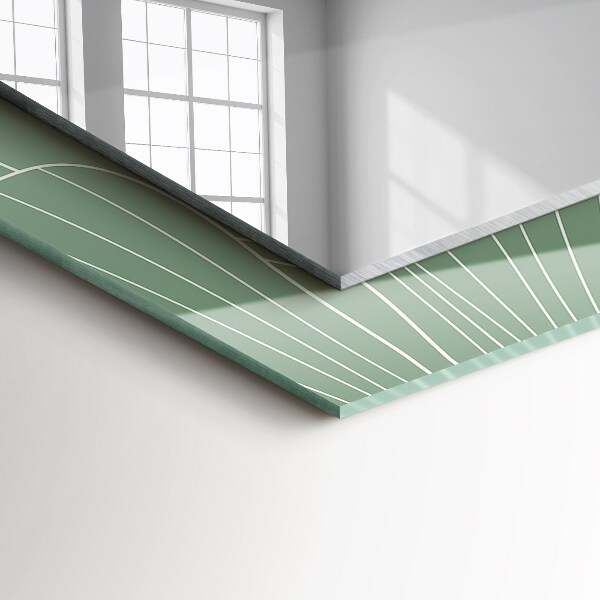 Wall mirror design Ginkgo mist