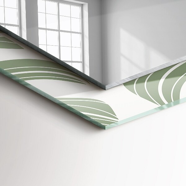 Decorative mirror Monstera Nebula