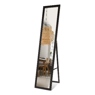Large floor mirror black 14x61 in