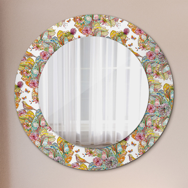Round decorative mirror Dream about fairy tales