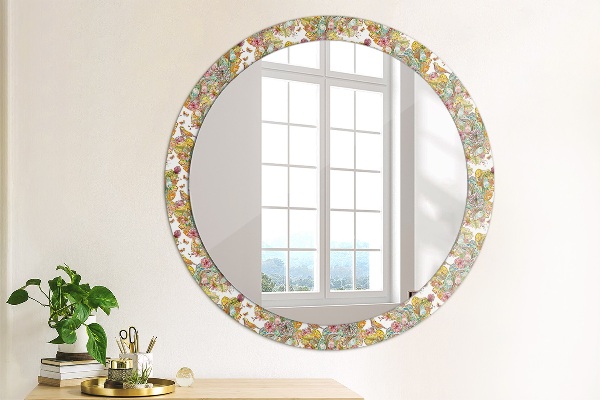 Round decorative mirror Dream about fairy tales