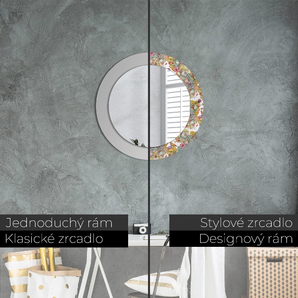 Round decorative mirror Dream about fairy tales