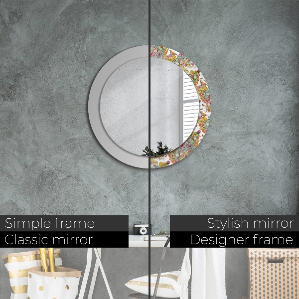 Round decorative mirror Dream about fairy tales