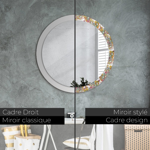 Round decorative mirror Dream about fairy tales