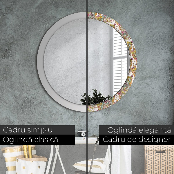 Round decorative mirror Dream about fairy tales