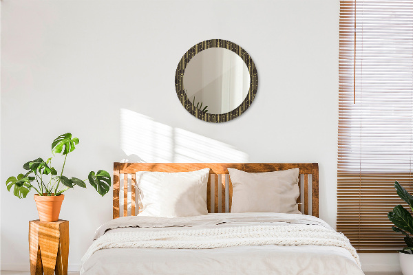 Round decorative mirror Abstract