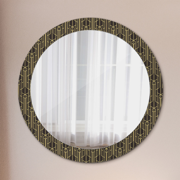 Round decorative mirror Abstract