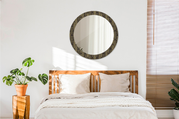 Round decorative mirror Abstract