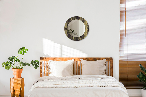 Round decorative mirror Abstract