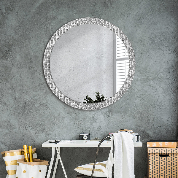 Round decorative mirror Pineapple