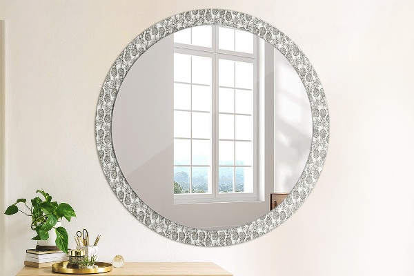 Round decorative mirror Pineapple