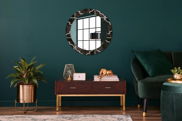 Round decorative mirror Antique tiles