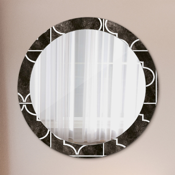 Round decorative mirror Antique tiles