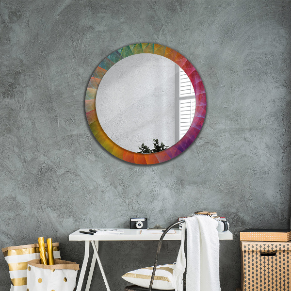 Round decorative mirror Hypnotic spiral