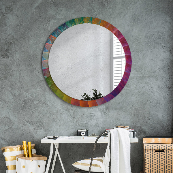 Round decorative mirror Hypnotic spiral