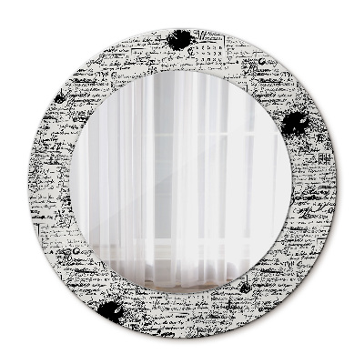 Round decorative mirror Template