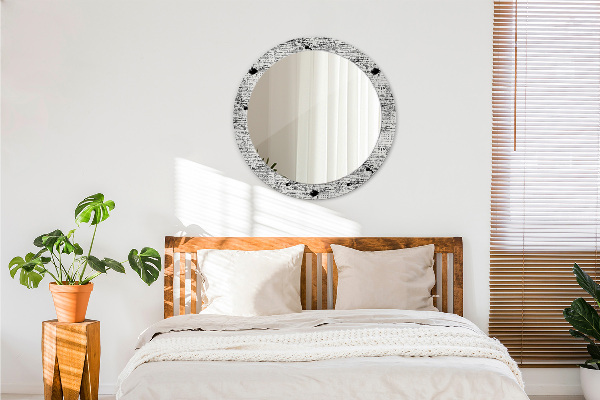 Round decorative mirror Template