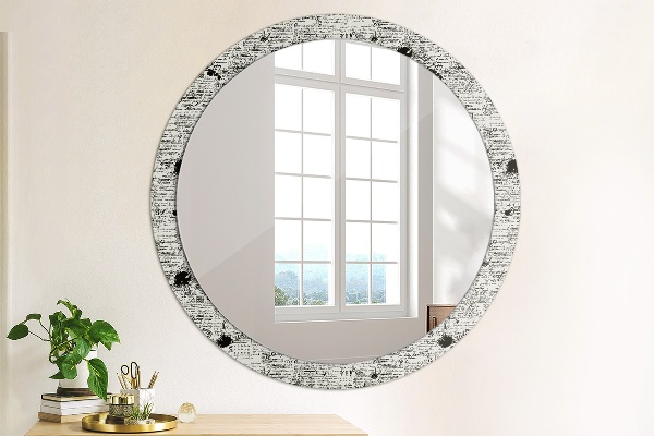 Round decorative mirror Template