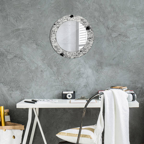 Round decorative mirror Template
