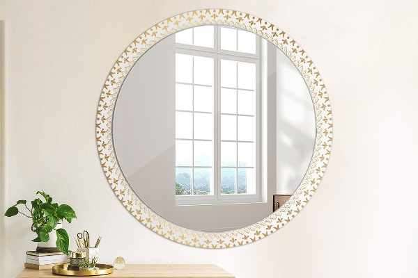 Round printed mirror Indian mandala