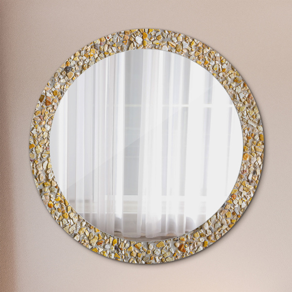 Round decorative mirror Lastric pattern