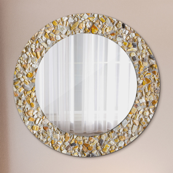 Round decorative mirror Lastric pattern