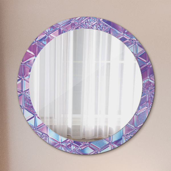 Round wall mirror decor Abstract surreal