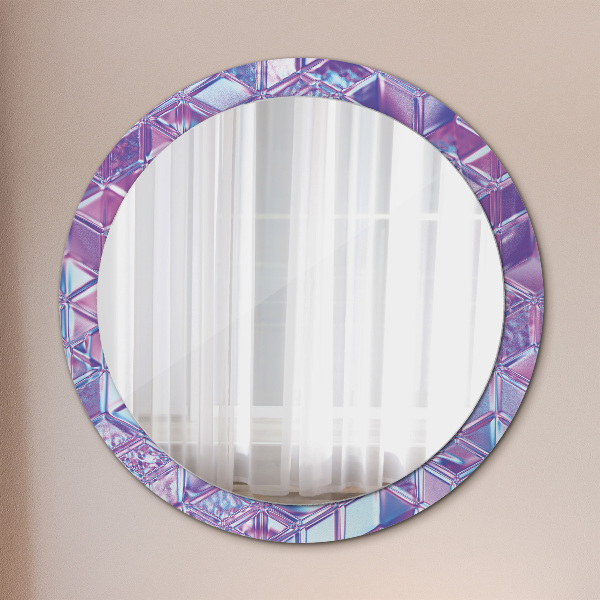 Round wall mirror decor Abstract surreal