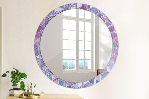 Round wall mirror decor Abstract surreal