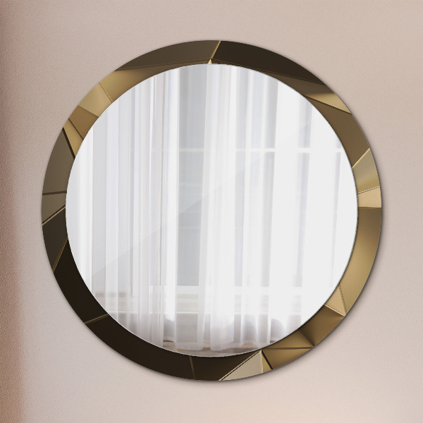 Round decorative mirror Modern abstraction