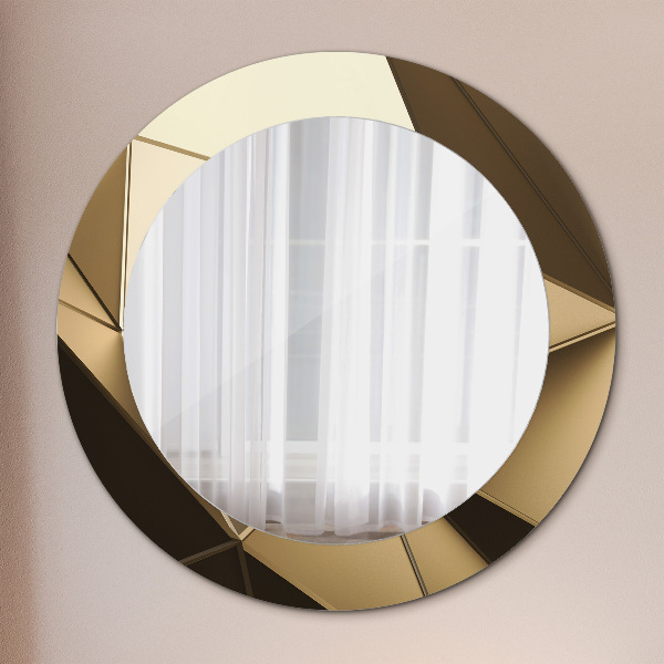 Round decorative mirror Modern abstraction