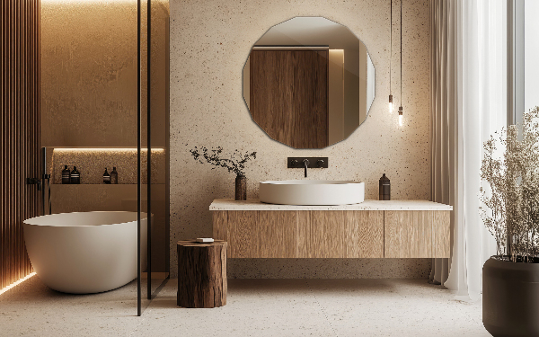 Geometric mirror original shape 50x50 cm