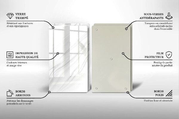 Kitchen worktop protector Delicate marble