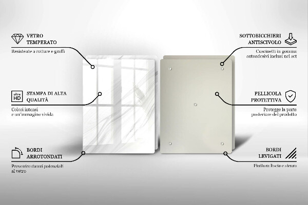 Kitchen worktop protector Delicate marble