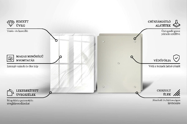 Kitchen worktop protector Delicate marble