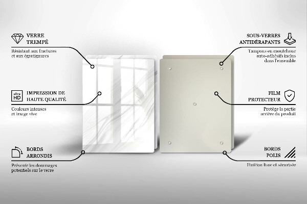 Kitchen worktop protector Delicate marble