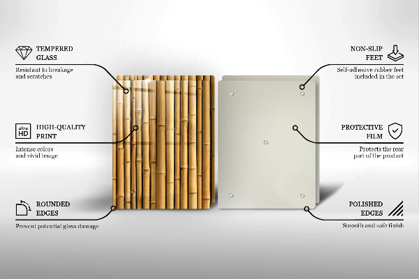Kitchen worktop saver Nature boho bamboo