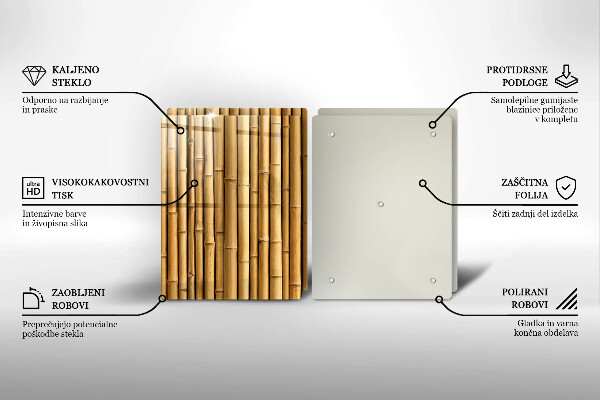 Kitchen worktop saver Nature boho bamboo