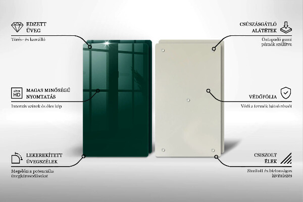 Kitchen countertop cover Green color