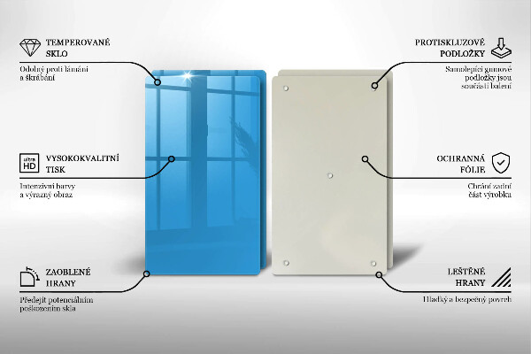 Kitchen countertop cover Blue color