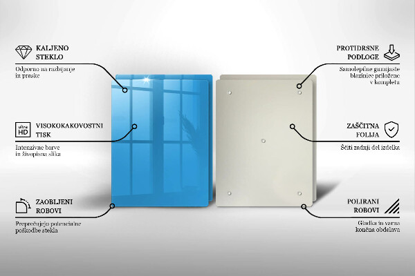 Kitchen countertop cover Blue color