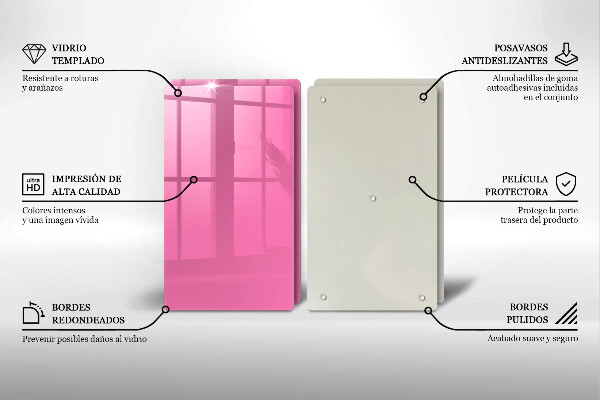 Kitchen countertop cover Pink color