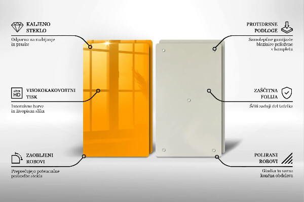 Kitchen countertop cover Dark yellow color