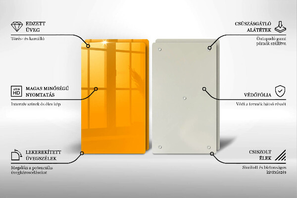 Kitchen countertop cover Dark yellow color