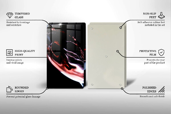 Kitchen worktop saver A glass of red wine