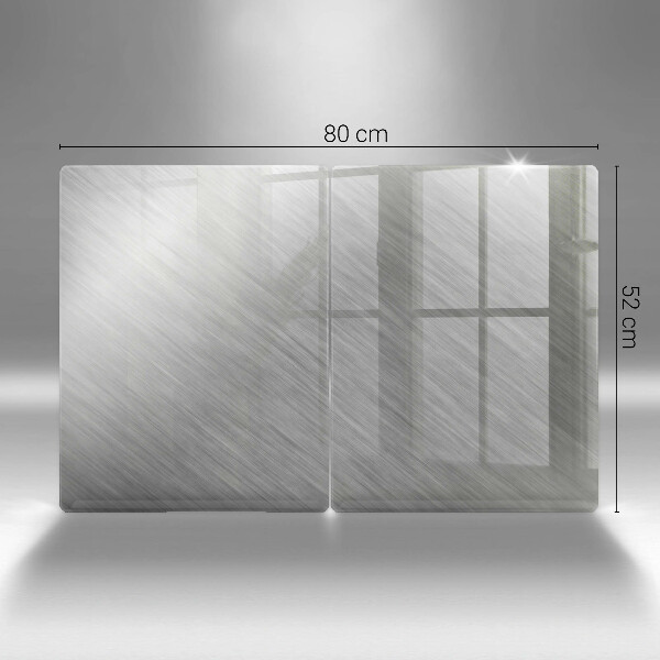 Kitchen worktop saver Metal texture background