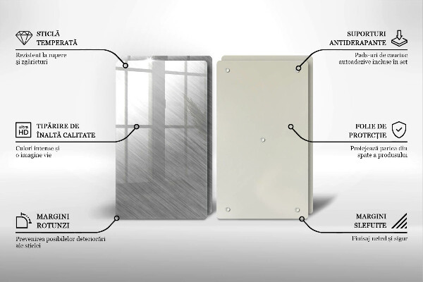 Kitchen worktop saver Metal texture background