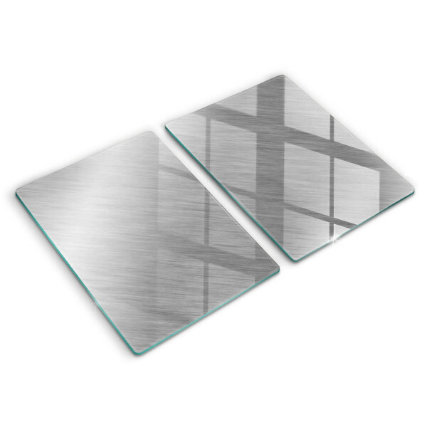 Kitchen worktop saver Metal texture background